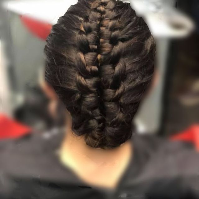 plait, hair up, wedding hair, new hair