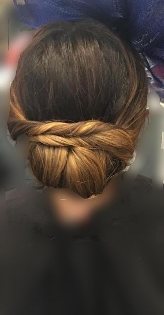 hair up, wedding guest hair, new hair, updo 